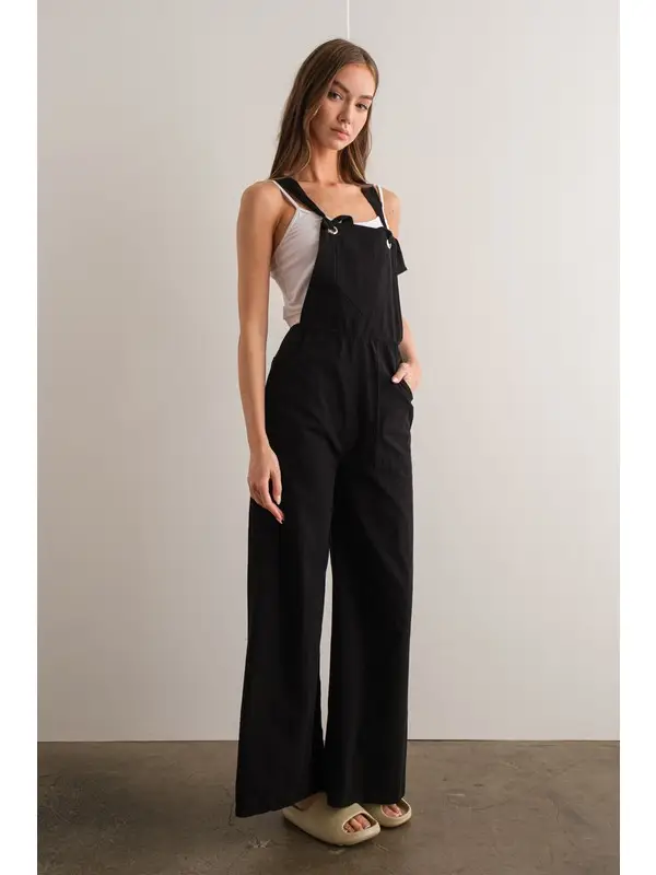 Molly Black Overall