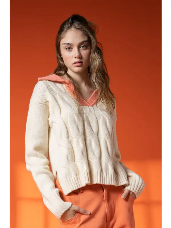 Kim Coral Sweater