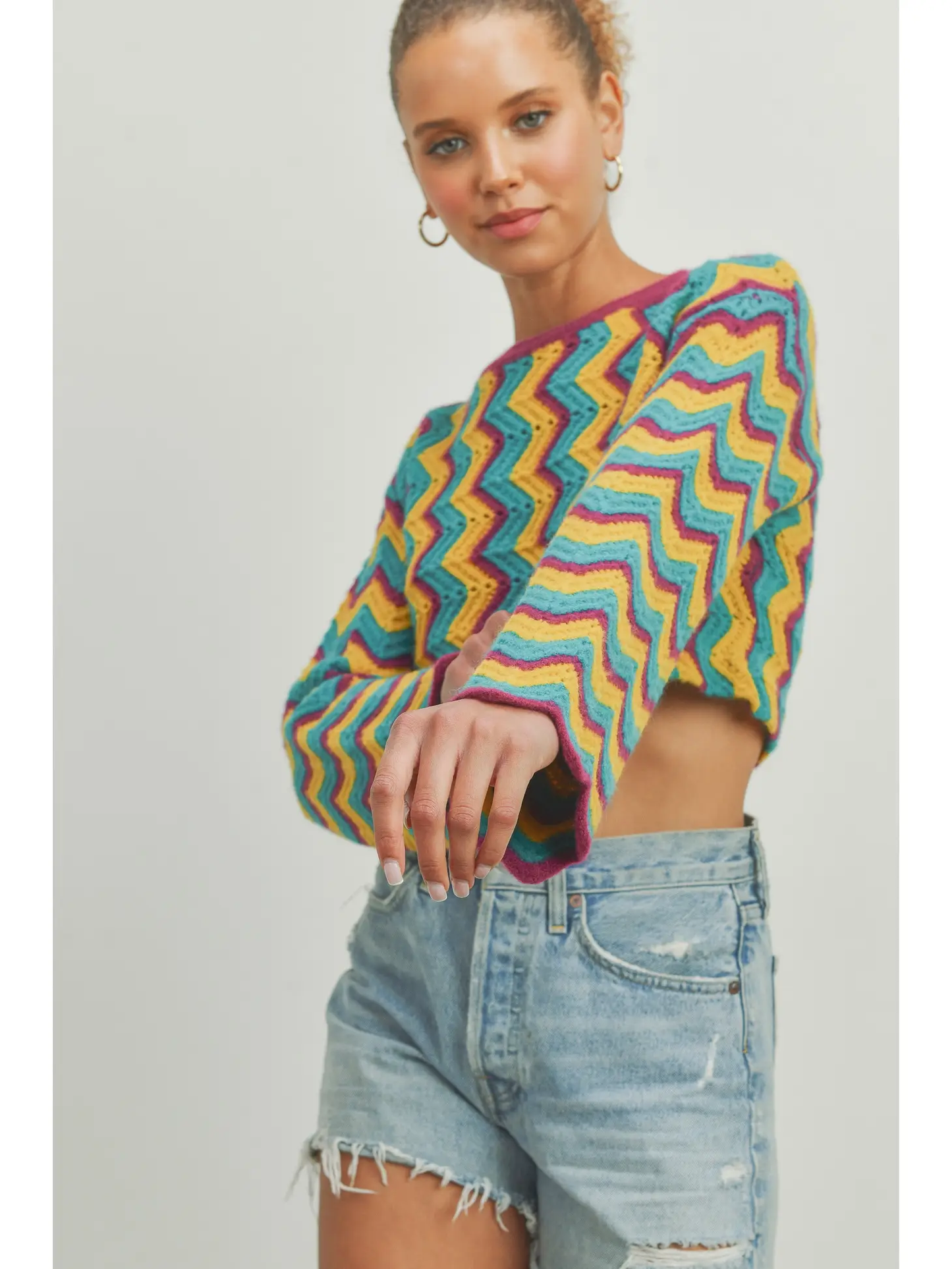 Ava Crochet Sweater