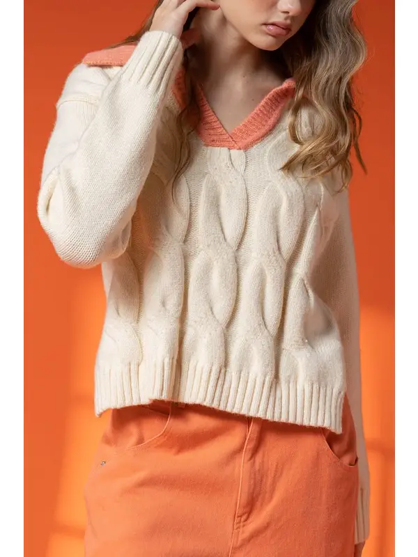 Kim Coral Sweater