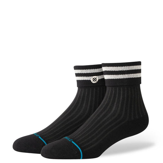 ROLL CUFF QUARTER - BLACK