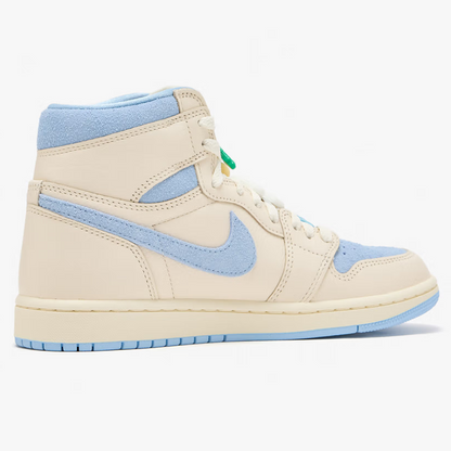 Jordan 1 Retro High OG Pale Ivory Psychic Blue Women's