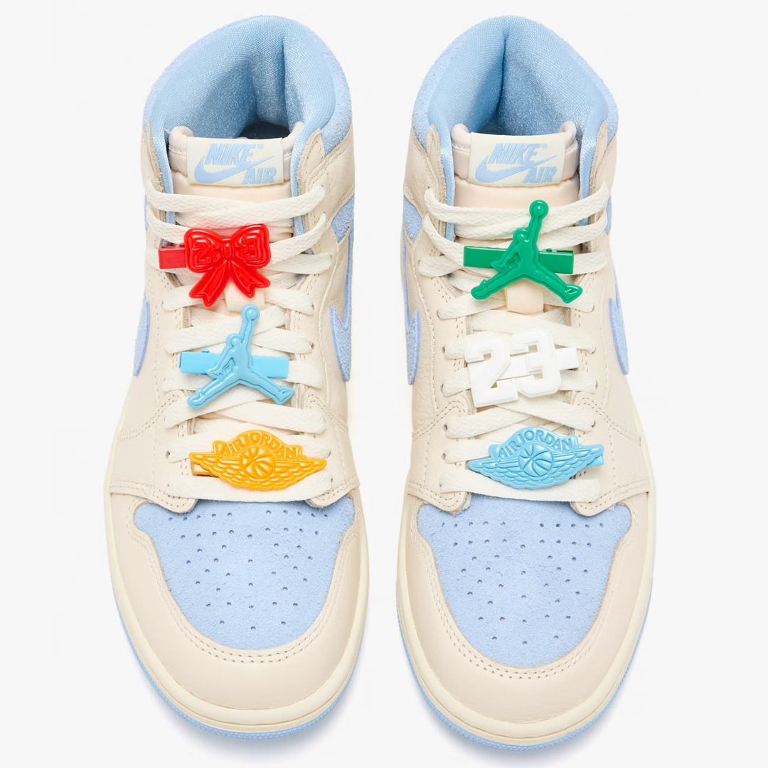 Jordan 1 Retro High OG Pale Ivory Psychic Blue Women's