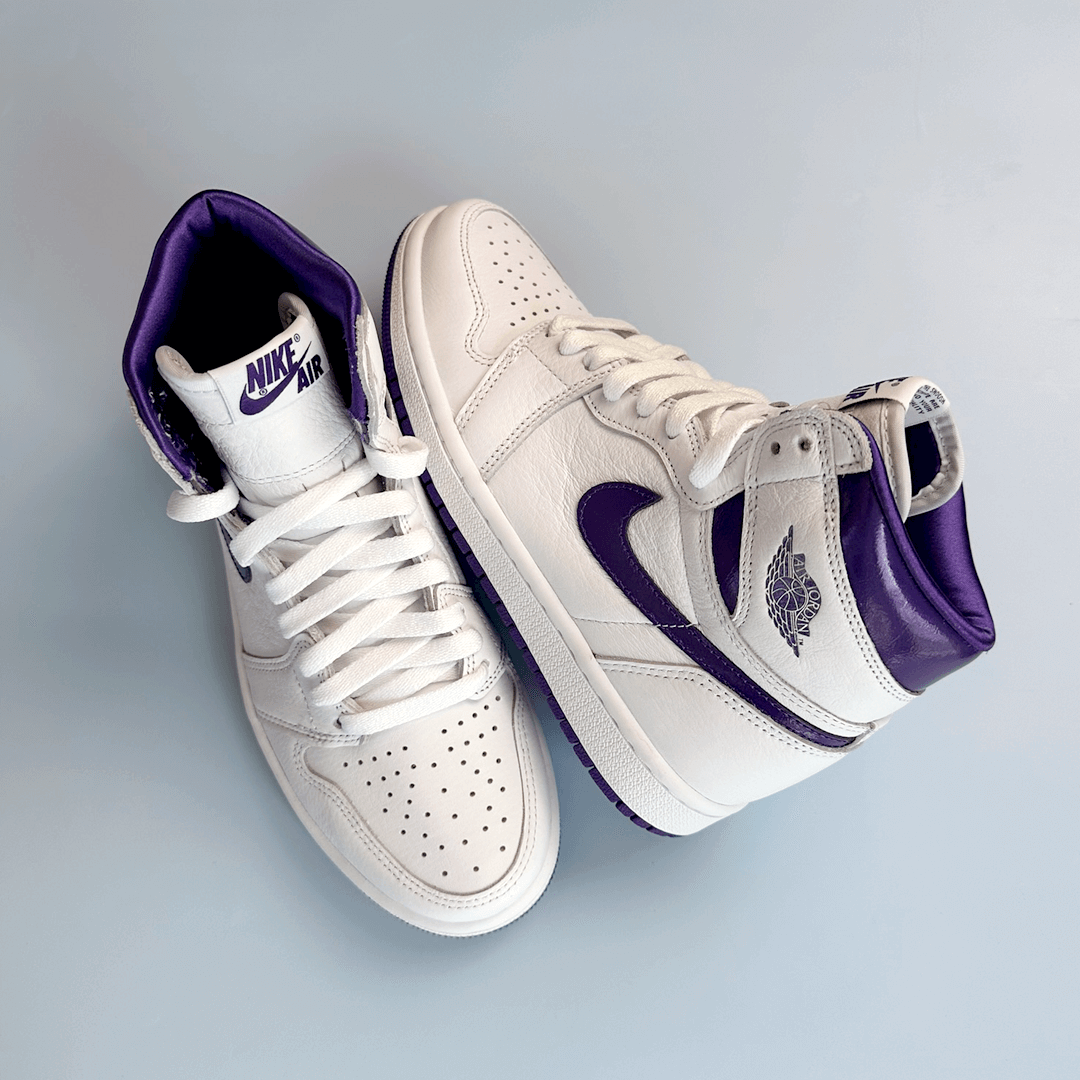 Air jordan 1 womens purple clearance