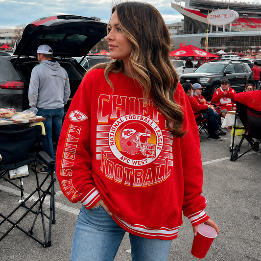 Chiefs Striped Crew