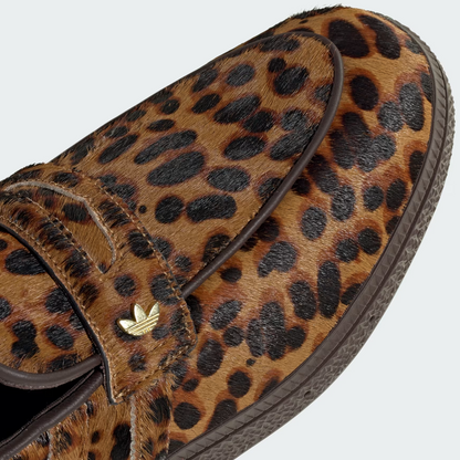 adidas Handball Spezial Loafer Leopard Print Dark Brown Women's