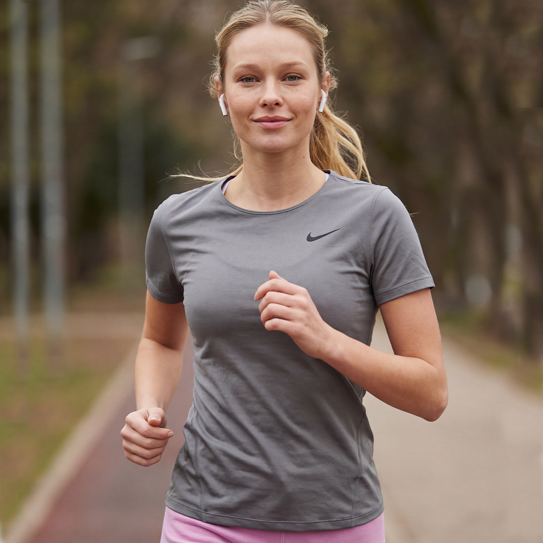 Nike Pro Allover Mesh Top: Grey