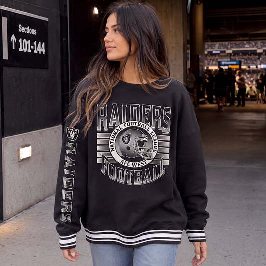 Raiders Striped Crew