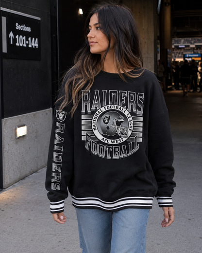 Raiders Striped Crew