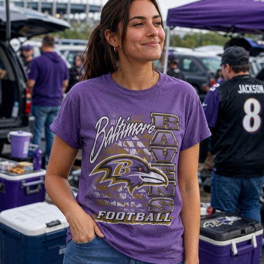 Ravens Brick Vintage Tee