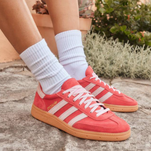 adidas Handball Spezial Bright Red Clear Pink Women's
