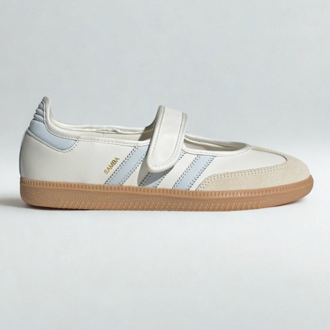 adidas Samba Jane White Blue Gum Women's