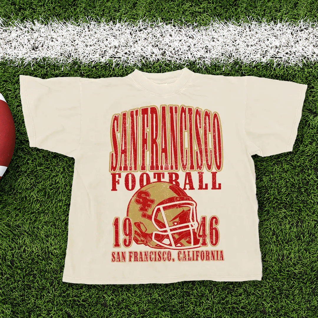 90's San Francisco Football Vintage Oversized Tshirt