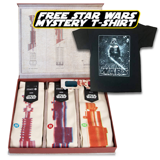 Star Wars - Stance Saber Crew Socks Box Set + FREE Star Wars Mystery Tee