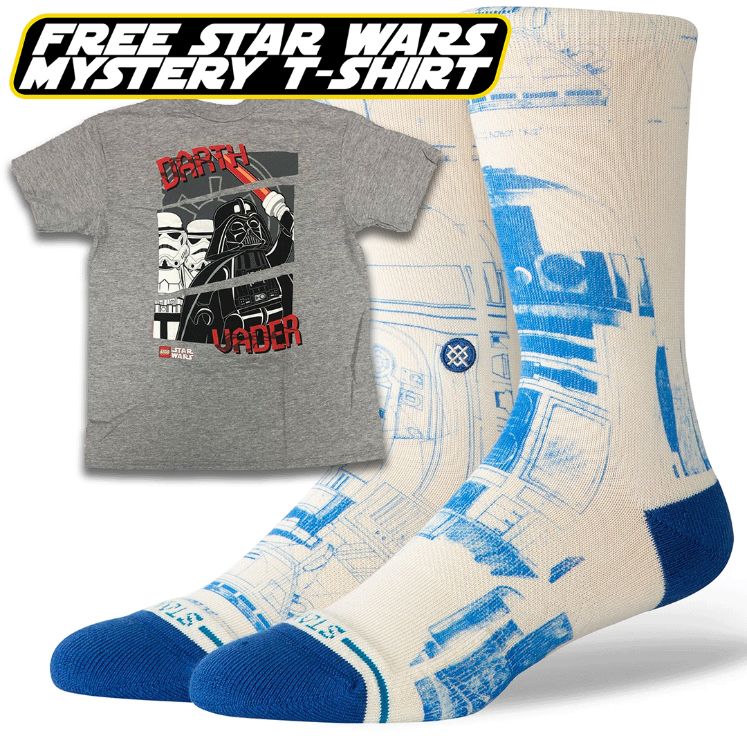 Star Wars - Stance R2D2 Cotton Crew Socks
