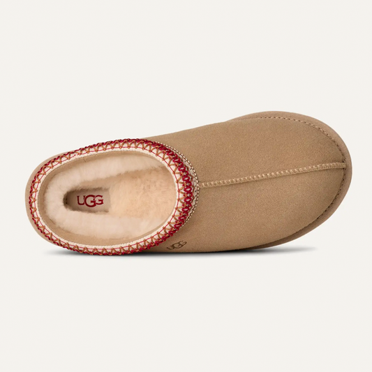 UGG Tasman II Slipper Sand Dark Cherry Women's