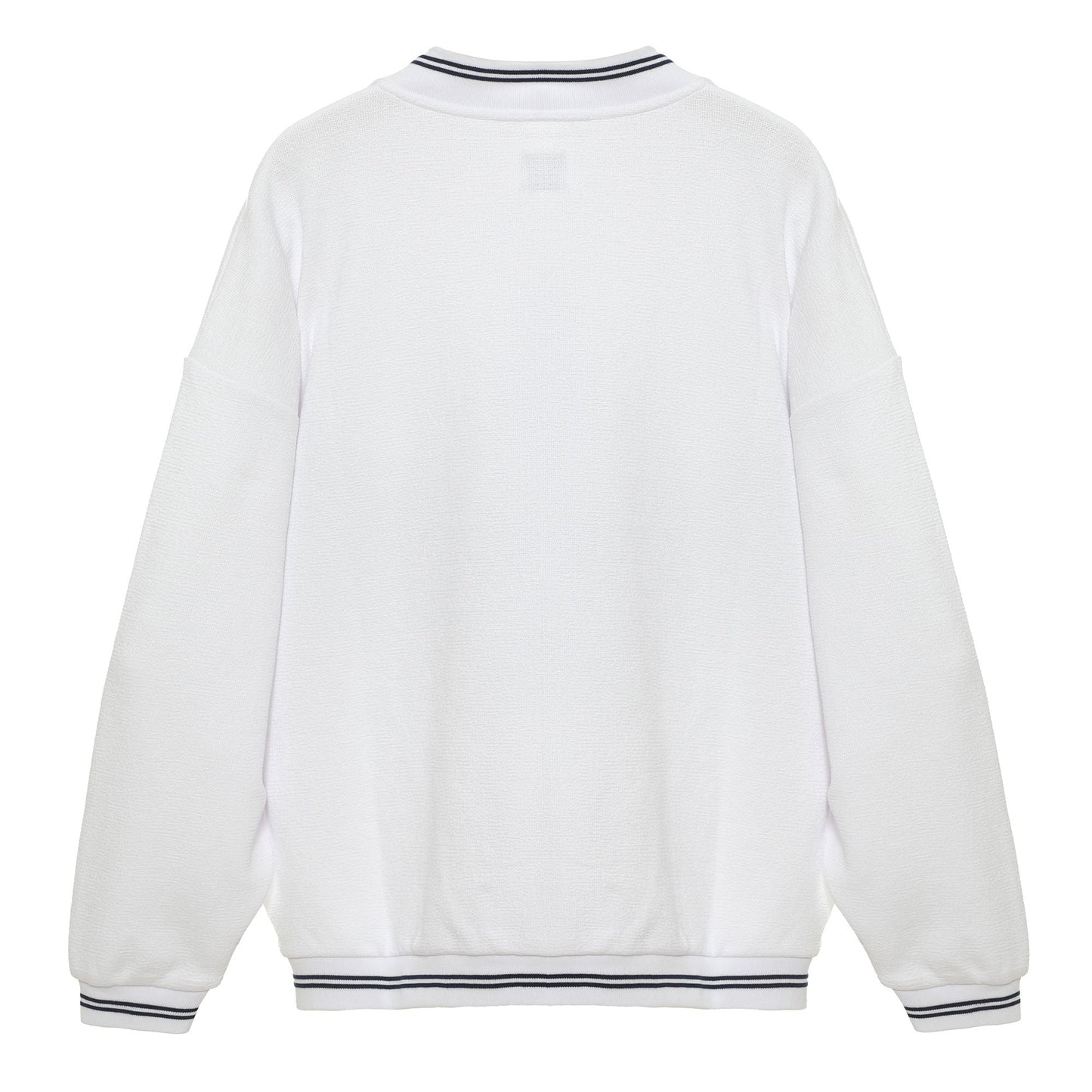 NAVY CHERUB UNIVERSITY HENLEY CREWNECK