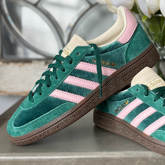 adidas Handball Spezial Green Pink Velvet Women's