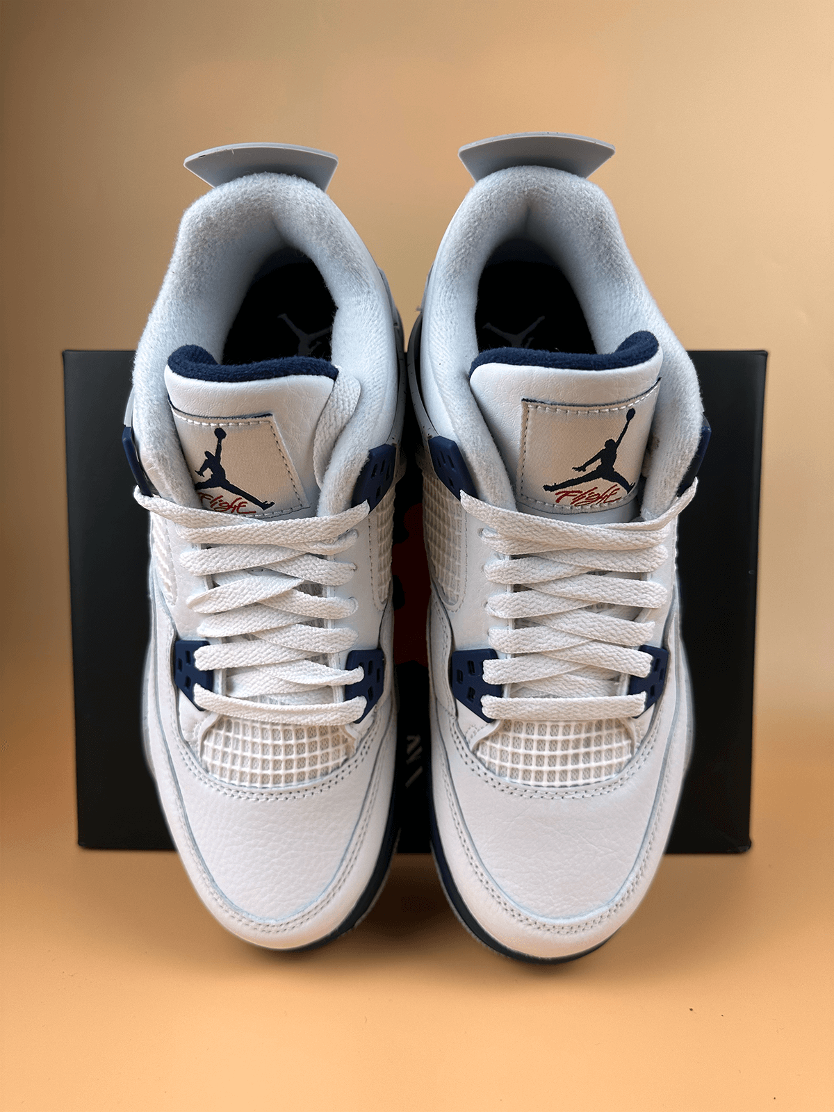 Jordan white and navy blue shop