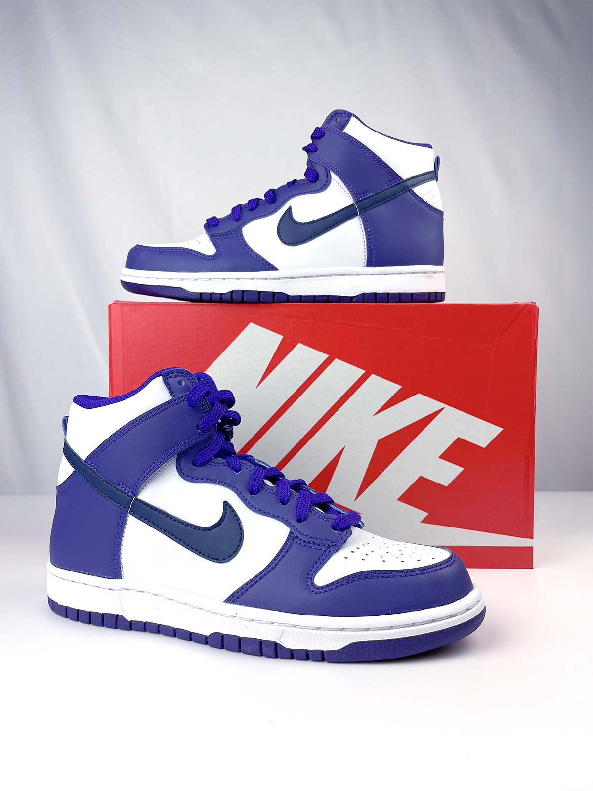 Nike Dunk High Electro Purple Midnght Navy