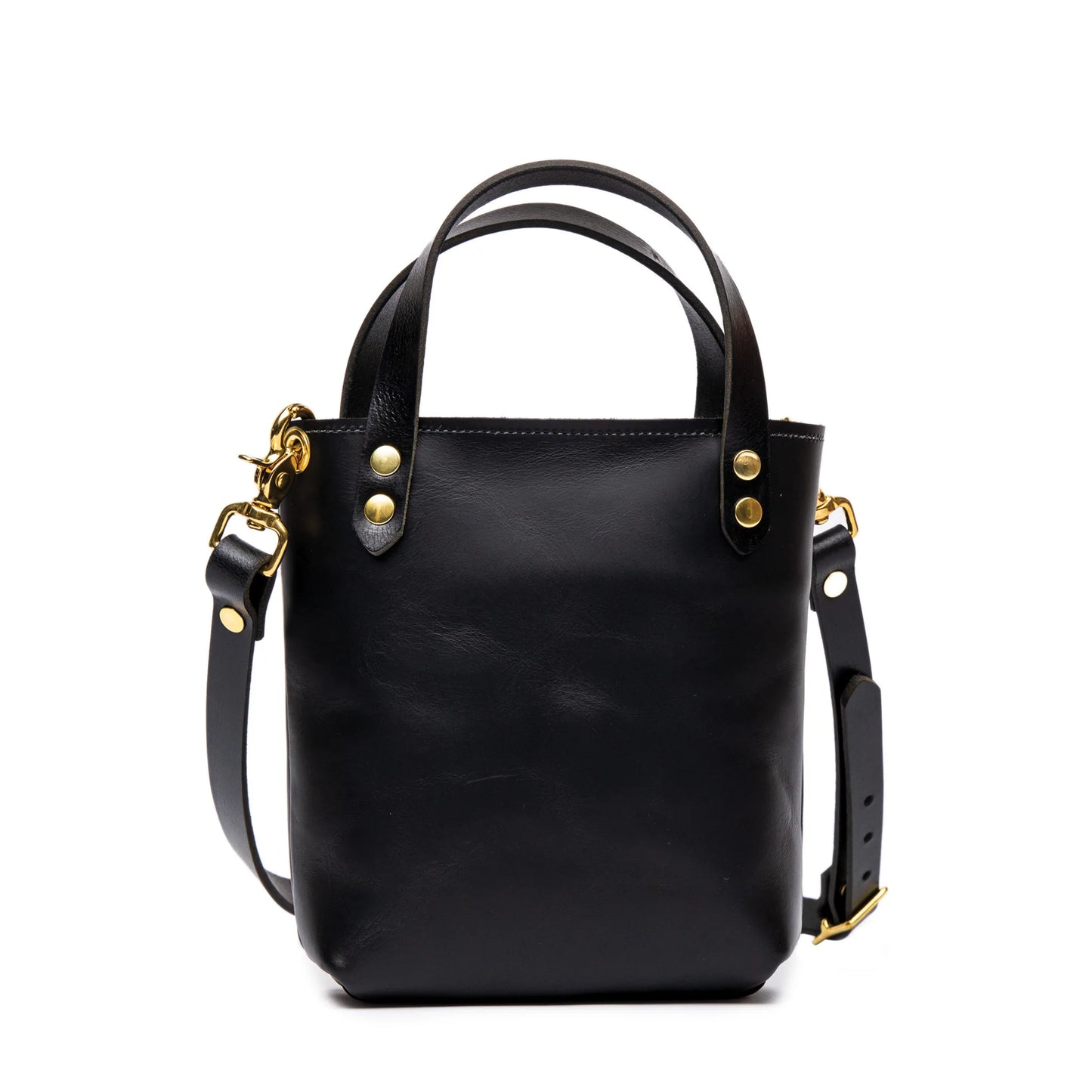 Mini Shelby Tote with Zipper - Black - Howl + Hide